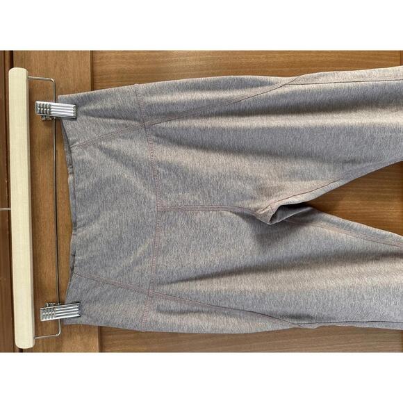 Varley Everett Mid Rise Cropped 24” Leggings Heathered Beige Women’s size XS - Picture 3 of 14